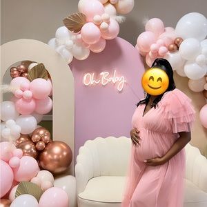 Maternity Tulle Gown (Baby Shower/Photoshoot/Gender Reveal)